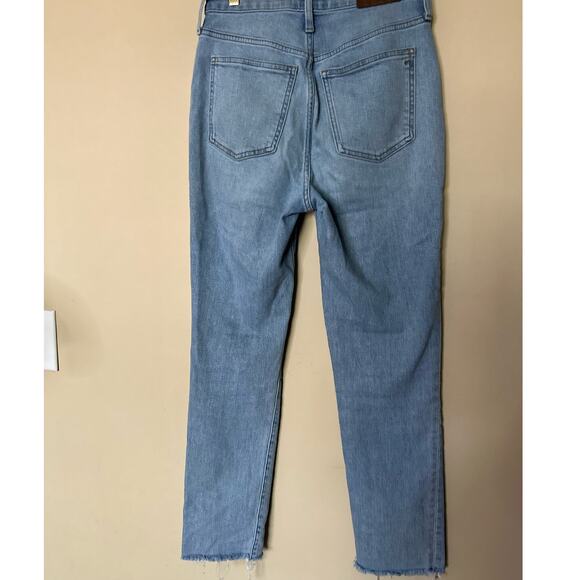 Madewell The Perfect Vintage Tapered Leg Jeans Light Wash Blue Women's Size 25 - Picture 5 of 9